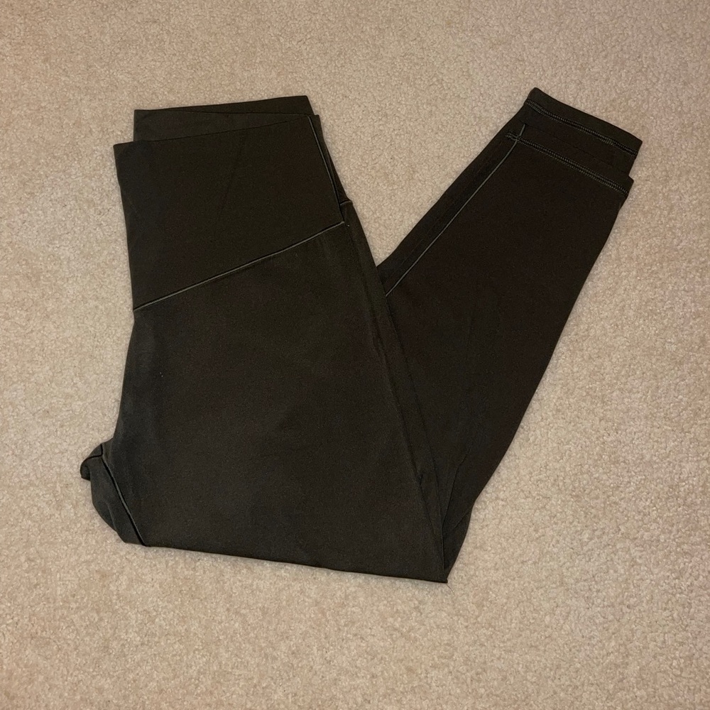 olive green aerie legging